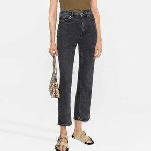 RE/DONE 70s Bootcut Flared Jeans Stoned Noir 25